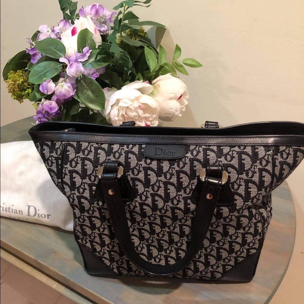 Christian Dior Diorissimo Canvas Medium Tote Bag